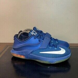 Nike KD 7 Low Elevate Blue White 669942-400 Gs Gradeschool Boys Size 7Y